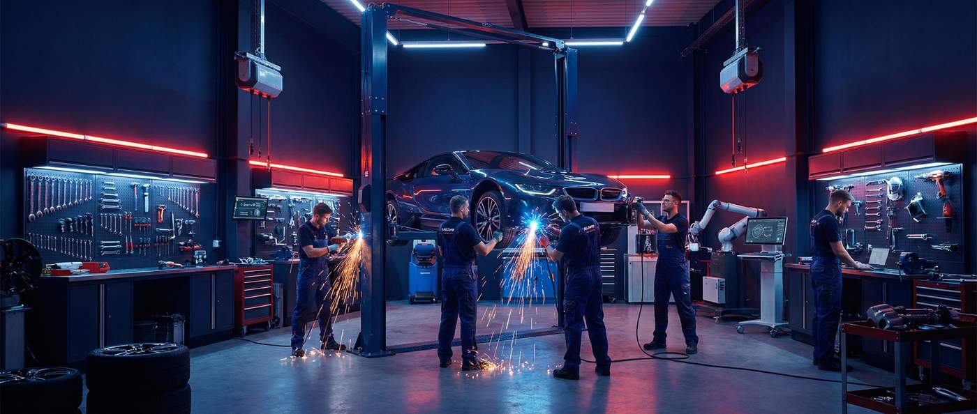 网红修车改装视频社区团队